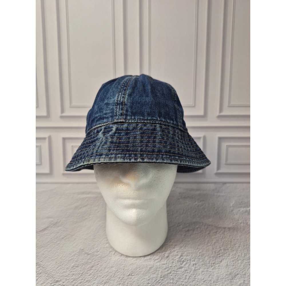 Vintage Aeropostale Denim Bucket Hat Blue Cotton One Size